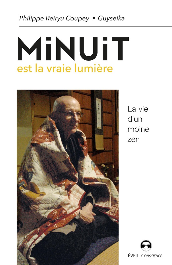 Couverture du livre « Minuit est la vraie lumière » de Philippe Rei Ryu Coupey
