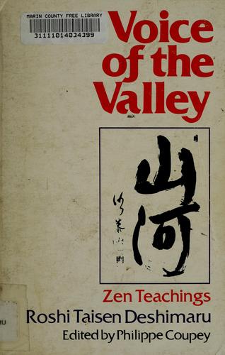 Buchcover: »The voice of the valley« von Taisen Deshimaru